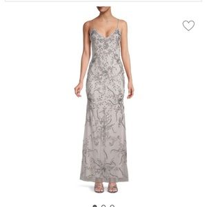 Aidan Mattox sequin gown